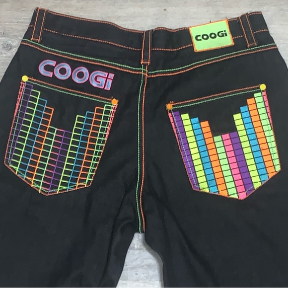 COOGI Other - COOGI JEAN'S Men’s 36x34 EMBROIDERED Denim Colorful Stitch & POCKETS